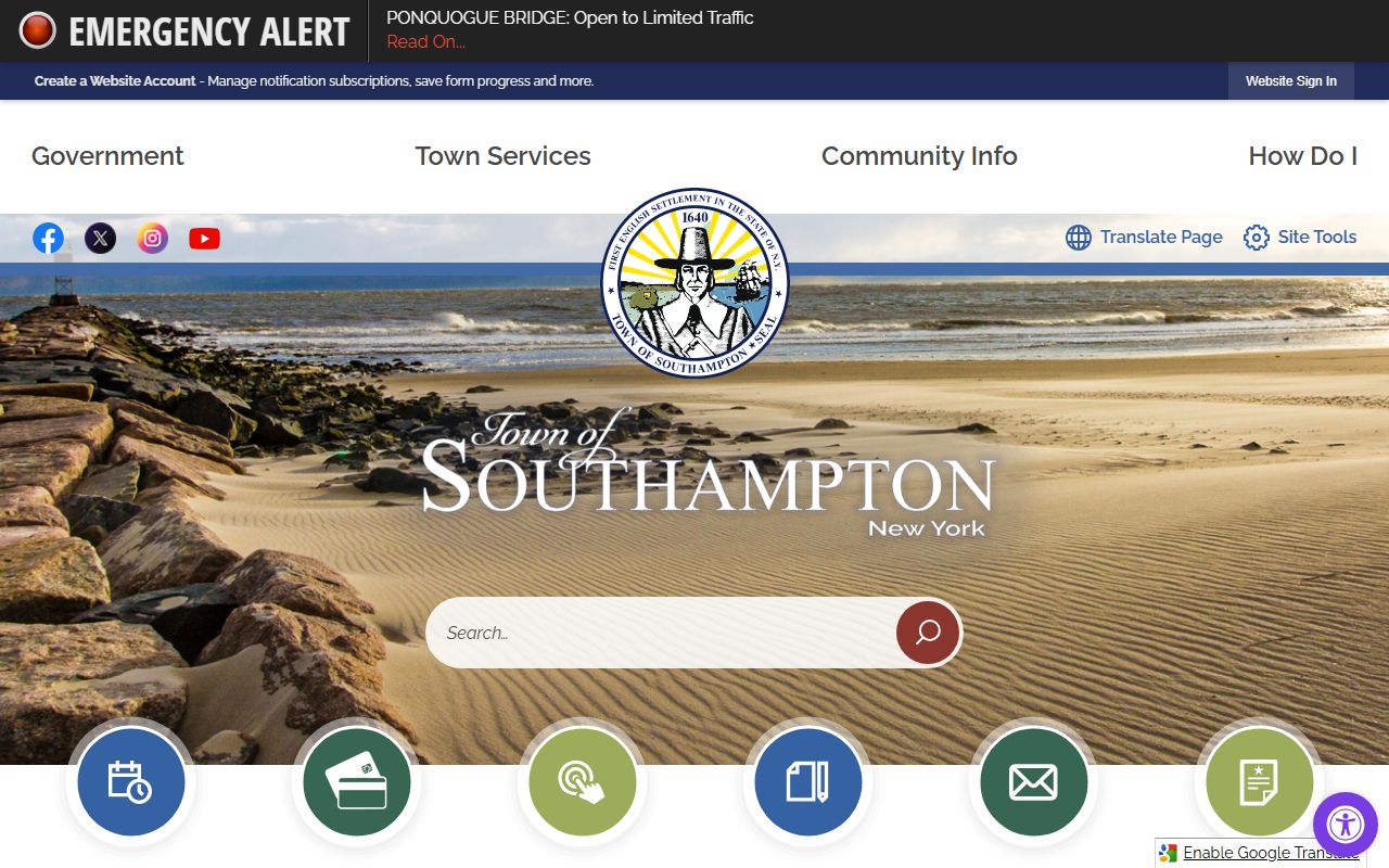 Southampton civil court records - Southampton Town Court official website